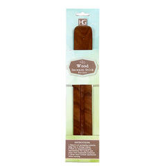 Hosley 10 inch Long Brown Wood Incense Stick Holder