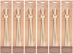 Hosley 9 Inch Long Rattan Diffuser Reeds Set of 6 Packages Total 60 Reeds