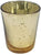 Hosley Set of 7 Gold Mercury Glass Tea Light Candle Holder 2.65