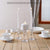 Hosley Set of 3 Glass Taper & Pillar Candle Holders