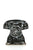 Hosley Mid-Century Black Ceramic Tabletop Phone