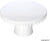 Hosley White Finish Pedestal Footed Cake Stand with Ribbon Trim 9.75 Inch Diameter