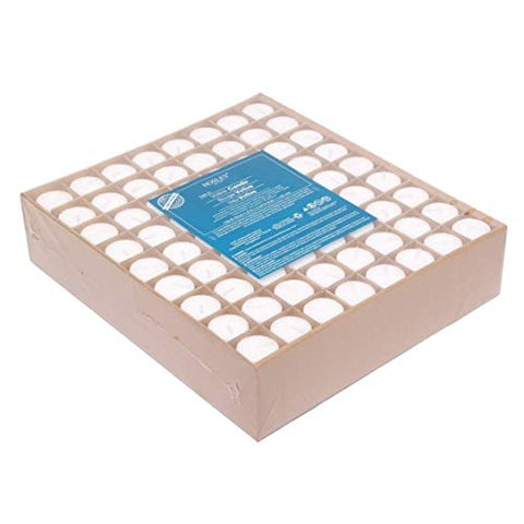 Hosley Set of 144, Unscented White Votive Candles