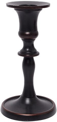 Hosley 5.3 inch High, Antique Bronze Taper Candle Holder