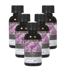 Hosley Set of 5, 55 ml Lilac Highly Scented Warming Oils