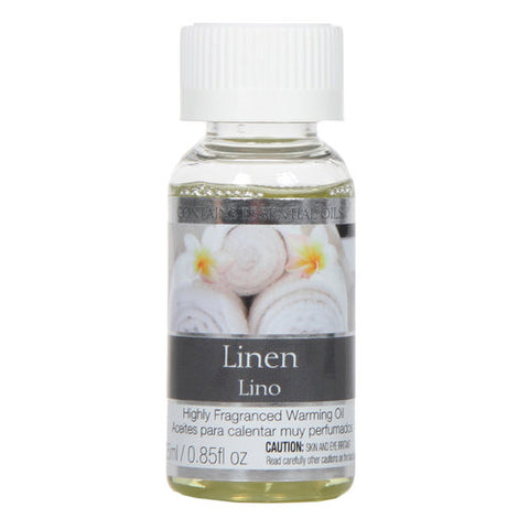 Hosley Linen Scented Warming Oil for Aromatherapy- Box of 6 / 25 ml each