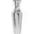 Hosley 18 Inch High Silver Color Metal Floor Vase