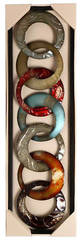 Hosley Multi-color Metal Wall Decor 35 Inch High