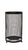 Hosley 9.75 inch High, Black Metal Pillar Candle Holder