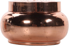 Hosley 6 oz. Rose Gold Afternoon Tea Filled Candle with Lid
