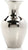Hosley Silver Color Metal Vase 8.25 Inch High