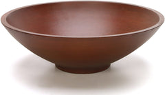 Hosley 11.8 Inch Diameter Wood Finish Decorator Bowl