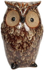 Hosley Ceramic Farmhouse Owl Vase