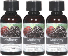 Hosley Set of 3, 55 ml Mulberry Fragrance Warming Oils