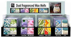 Hosley Set of 24 Scent Wax Cubes / Melts - 2.5 oz each Jasmine / Gardenia, Lilac Blossoms / Japanese Cherry Blossom, Lemongrass / Citrus Cilantro, and Pure Cotton / Linen