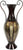 Hosley 26 Inch High Tall 2 Tone Metal Vase with Handles