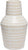 Hosley 9 Inch High Mid Century Modern Cream Ceramic Bottle Vase