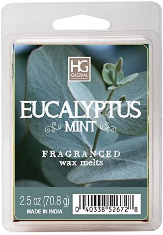 Hosley 2.5 Ounce Eucalyptus Mint Wax Cubes