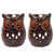 Hosley Brown Ceramic Owl Oil Warmers 4.9 Inch High