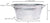 Hosley 3 Pack of Galvanized Oval Planters 8 Inches Long (Handle to Handle)