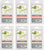 Hosley Set of 6 Lemongrass Citrus Cilantro n Scented Wax Cubes/Melts - 2.5 oz Each