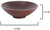 Hosley 11.8 Inch Diameter Wood Finish Decorator Bowl