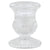 Hosley Set of 12, 2.5 inch High, Clear Glass Taper Candle Holders