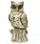 Hosley 10 Inch High Resin Owl Indoor and Outdoor Statue/ Incense Cone Smoking Owl Holder