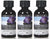 Hosley Aromatherapy Set of 3 Premium Ocean Flowers Highly Scented Warming Oils 1.86 Fluid Ounce Each