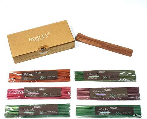 Hosley 300 Pack Assorted Incense Sticks with Holder