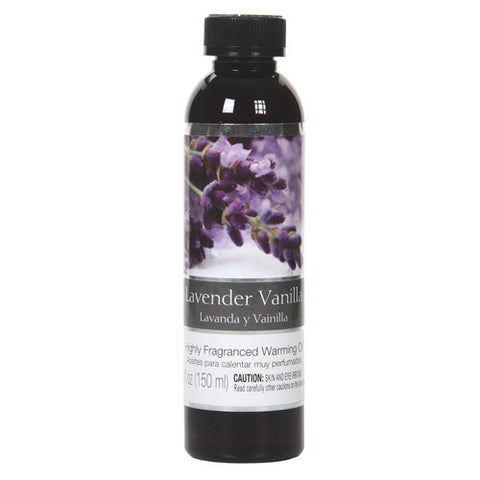 Hosley Set of 2, 5 oz. Lavender Vanilla Fragrance Warming Oil