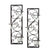 Hosley Set of 2, 13.75 inch High Iron Wall Sconces w/ Glass Tea Light Cups