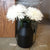 Hosley Set of 2 Black Zinc Jug Vases / Planters 7 Inch High