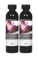 Hosley Set of 2, 5 oz Exotic Sandalwood Highly Scented Warming Oils