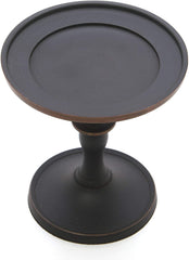 Hosley Antique Bronze Pillar Candle Holder