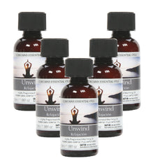 Hosley Set of 5, 55 ml Unwind Highly Scented Warming Oils