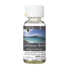Hosley Set of 6, 25 ml Caribbean Breeze Warming Oils