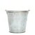Hosley Set of 6, 4 inches High, Gold Galvanized Buckets with Handle