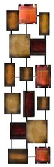 Hosley 35 inch High, Multi-color Metal Wall Decor