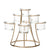 Hosley 7 inch High, 7 Light Metal Gold Finish Candelabra for Tealights
