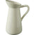 Hosley 10 Inch High Cream Ceramic Pitcher Flower Vase