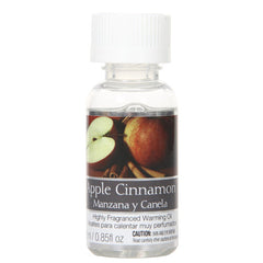 Hosley Set of 6, 25 ml. Apple Cinnamon Highly Fragrance Warming Oils