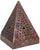 Hosley 5.15 inch High, Brown Soapstone Incense Cone Holder