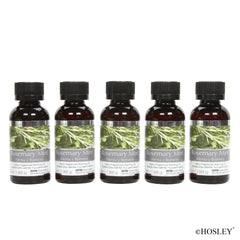Hosley Aromatherapy Set of 5 Premium Rosemary Mint Highly Scented Warming Oils 1.86 Fluid Ounce Each