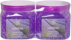 Hosley Set of 2, Air Freshener Fragrance Crystal Beads-Lavender, 12oz (340g)