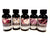 Hosley Set of 5 Assorted Fragrance Warming Oils 55ml Each-Japanese Cherry Blossom Lavender, Exotic Sandalwood, Lilac, Lavender, Sweet Pea Jasmine