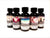 Hosley Set of 5 Assorted Fragrance Warming Oils 55ml Each-Japanese Cherry Blossom, Exotic Sandalwood, Linen, Ocean Breeze, Unwind