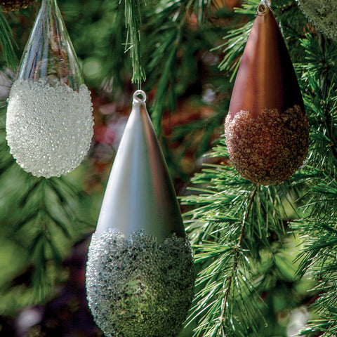 FROST DROP ORNAMENTS