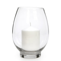 Hosley 7.25 inch High, Clear Glass Votive Candle Holder