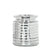 Hosley Set of 4, 3.54 inch, Silver Glass Tealight Candle Holders